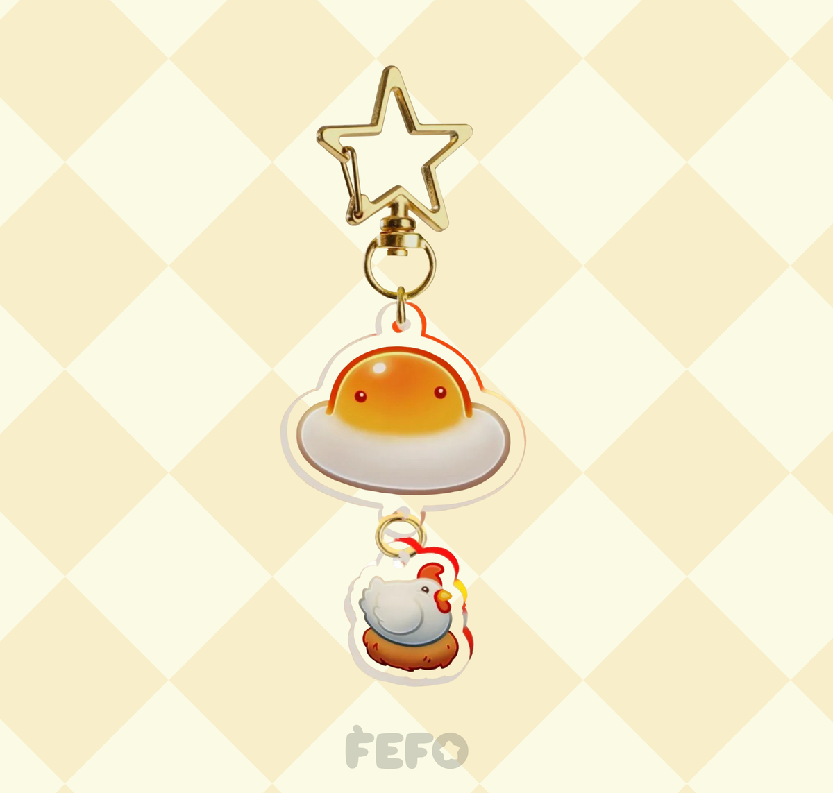 Yolky Guy - Keychain