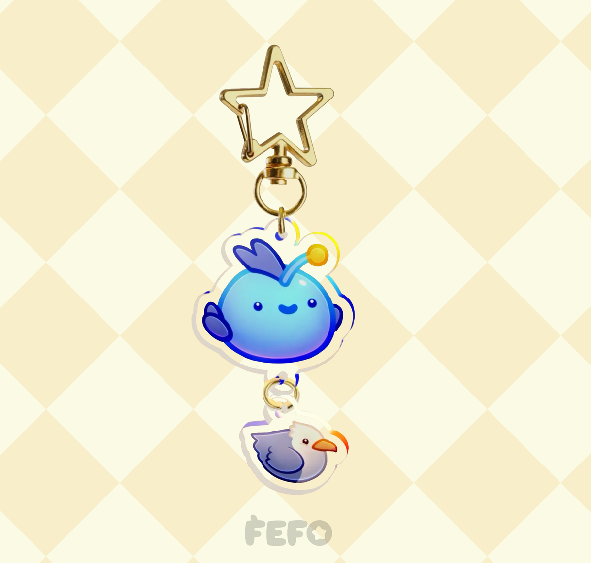 Angler Guy - Keychain