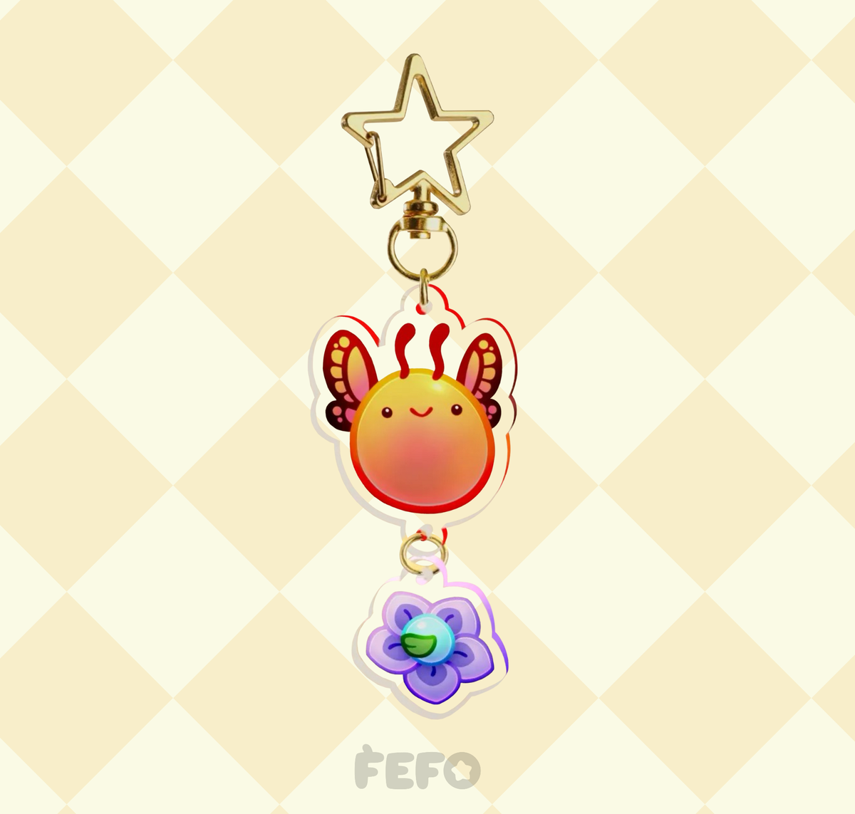 Flutter Guy - Keychain