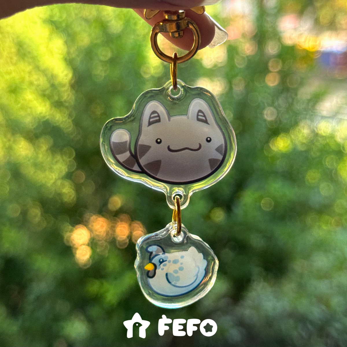 Tabby Guy - Keychain