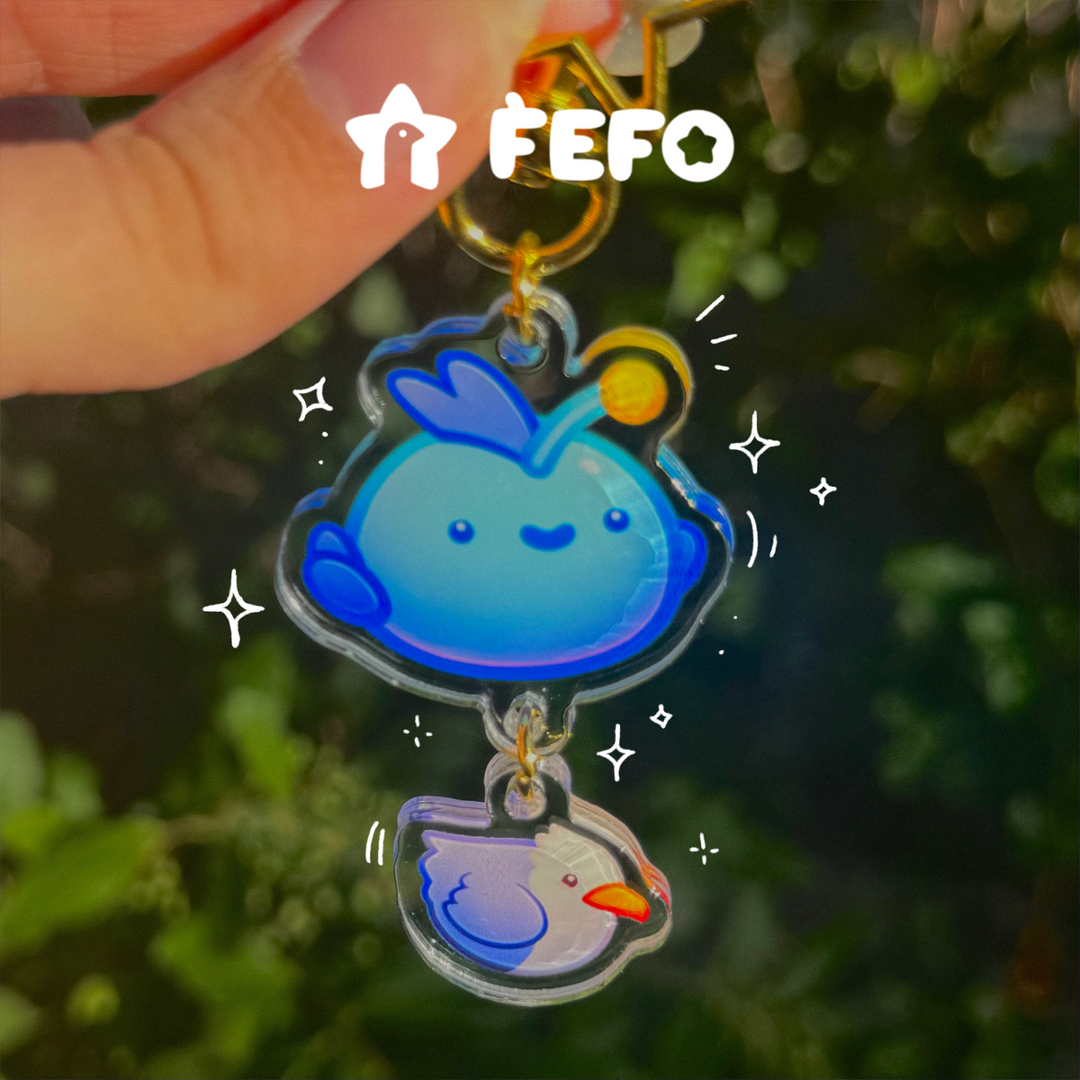 Angler Guy - Keychain