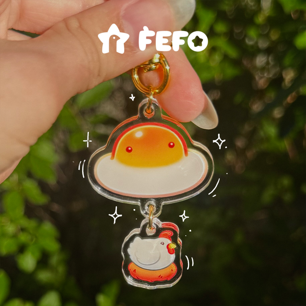 Yolky Guy - Keychain